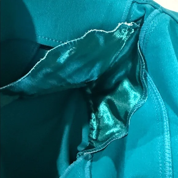 White House Black Market Teal Blazer, Size 6 - Picture 6 of 11